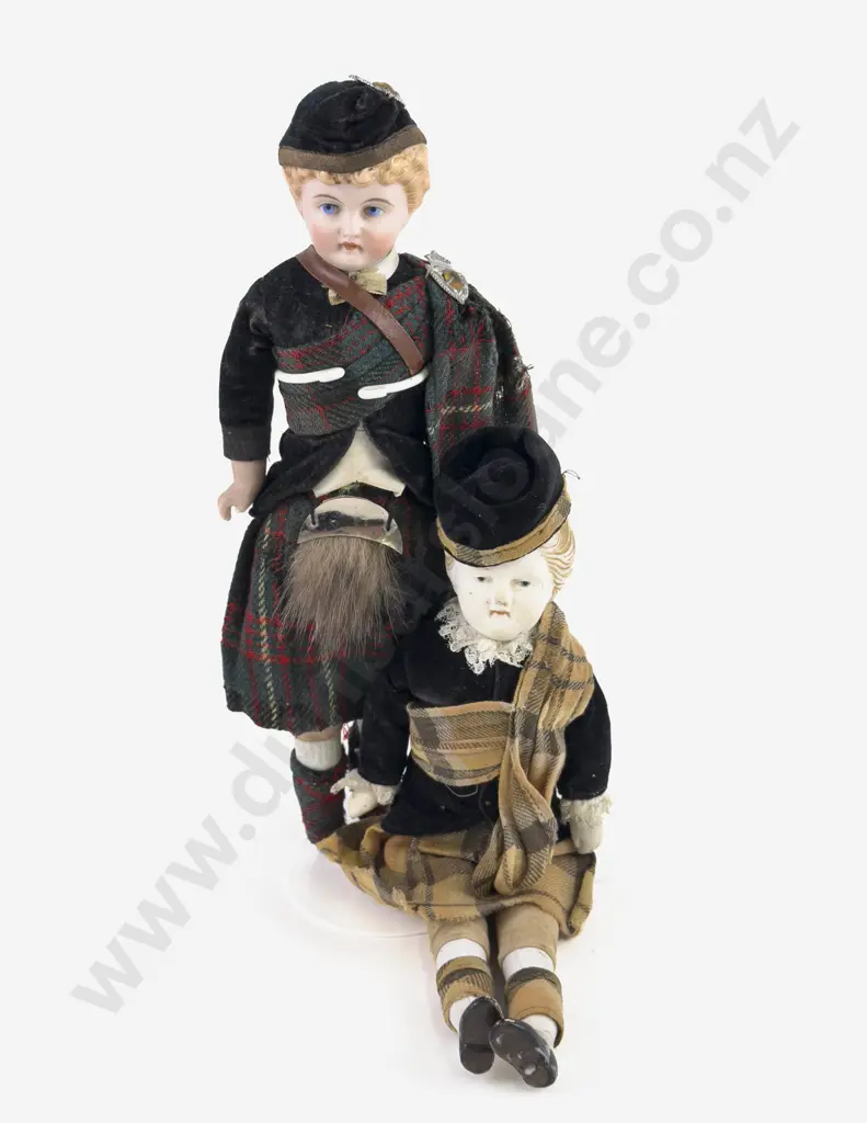 German Parian Bisque Shoulder Plate Doll and Other Image 1++