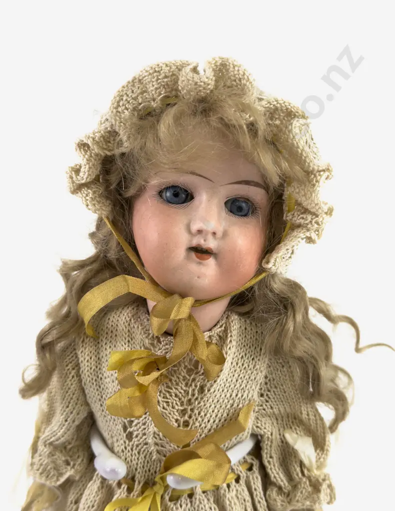 Unknown Small Germany 12/0 Bisque Doll Image 1++
