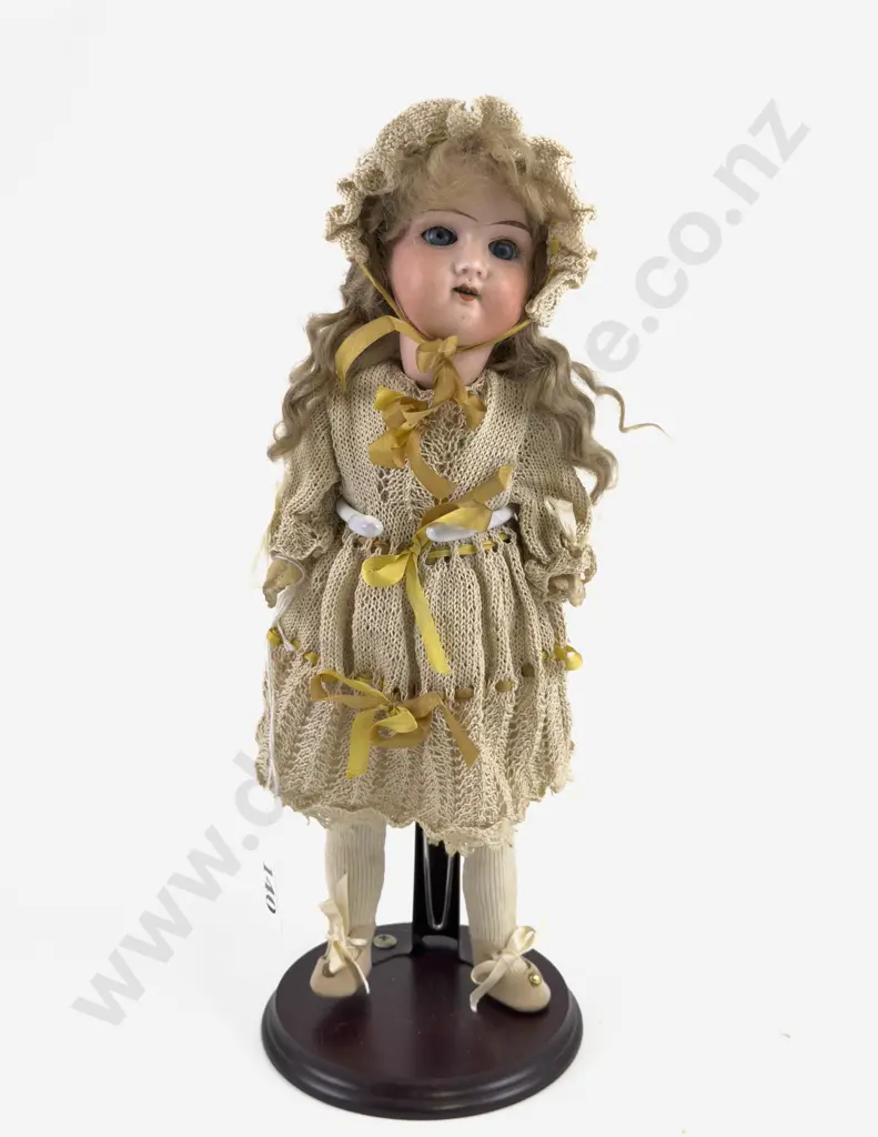 Unknown Small Germany 12/0 Bisque Doll Image 1++