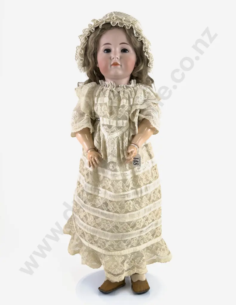 K * R Simon & Halbig 117/A 58 Bisque Doll Image 1++