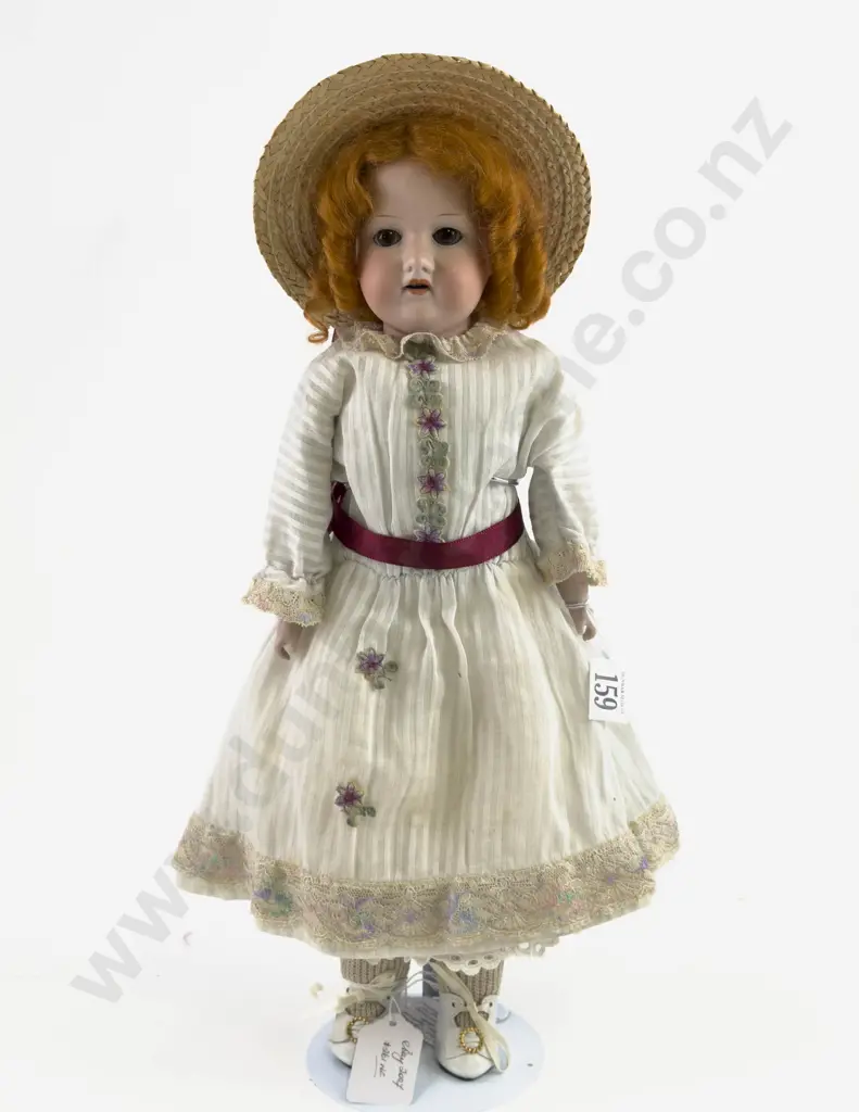 Armand Marseille 370 3/0 Bisque Shoulder Plate Doll Image 1++