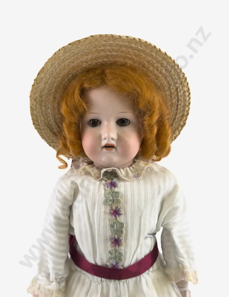 Armand Marseille 370 3/0 Bisque Shoulder Plate Doll Image 1++