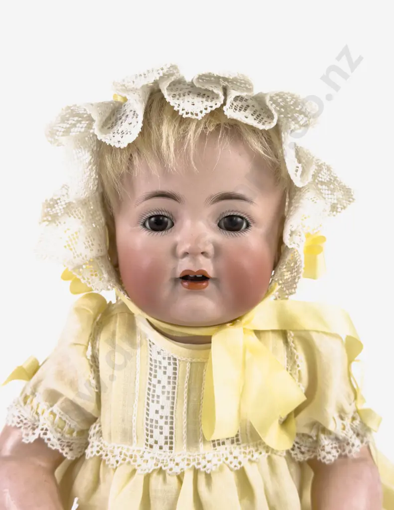 K * R Simon & Halbig 128 Bisque Character Baby Doll Image 1++