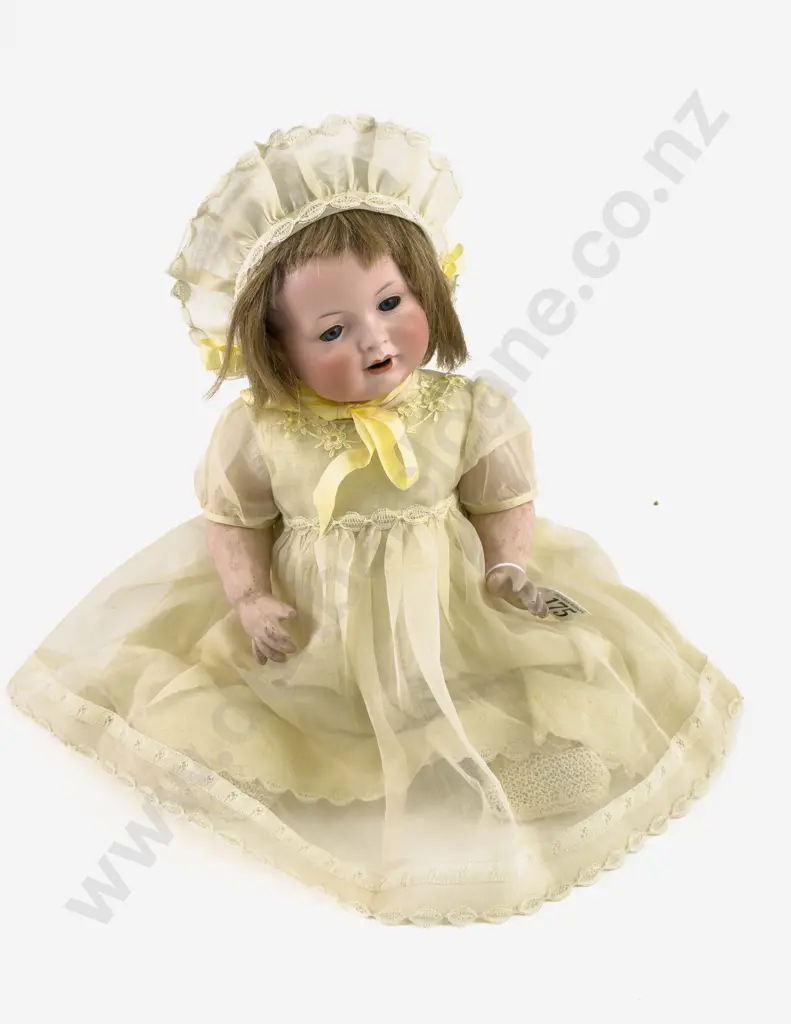 Bahr & Proschild 585 6 Germany Bisque Character Baby Doll Image 1++