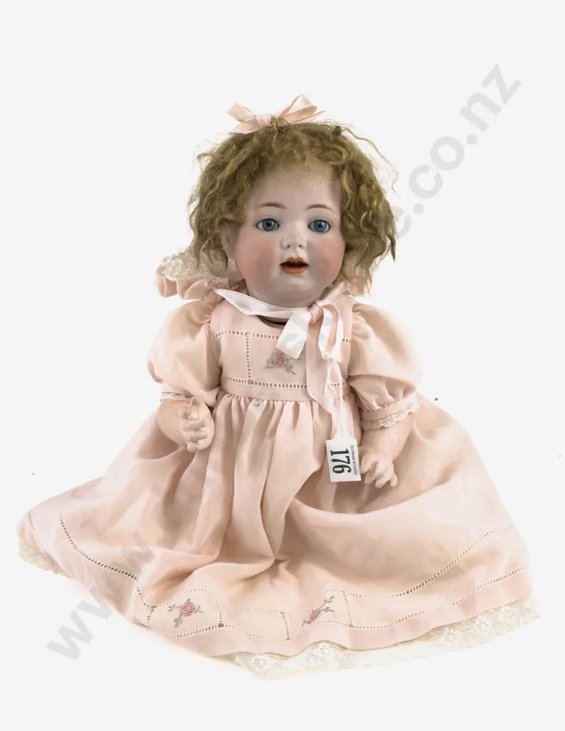 K * R Simon & Halbig 122 36 Bisque Character Baby Doll Image 1++
