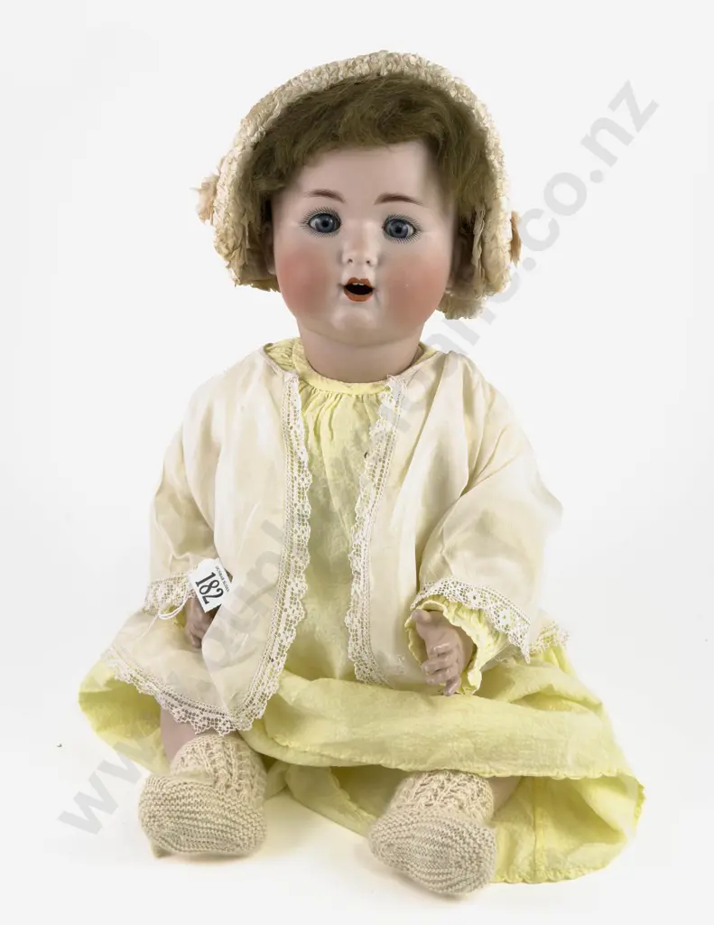 Schutzmeister & Quendt 201 Monogram Germany Bisque Character Bisque Baby Doll Image 1++