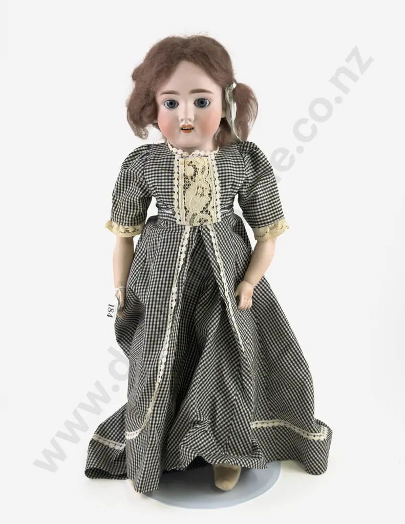 Kley & Hahn K H 1600 3 Bisque Shoulder Plate Doll Image 1++