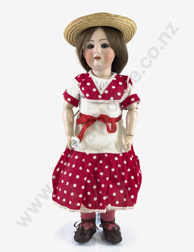8192 Germany Gebruder Heubach Monogram 9/4H Bisque Doll Image 1++