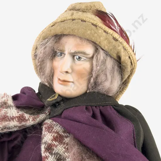 New Bisque Artist Doll of a Shaman