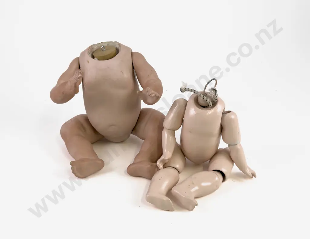 Antique 5pce Composition Baby Body and Seeley Toddler Body 25cm 22cm Image 1++