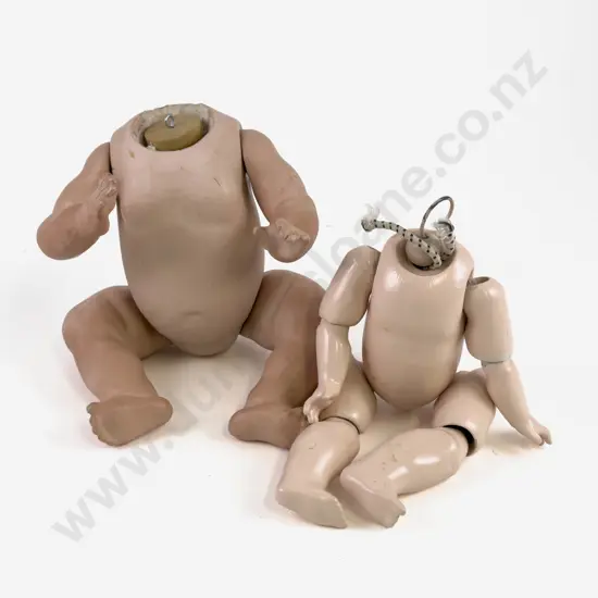 Antique 5pce Composition Baby Body and Seeley Toddler Body 25cm 22cm