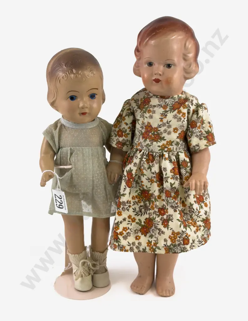 C1950s-60s ECW (Emile Christian Witting ) German All Composition Doll Image 1++