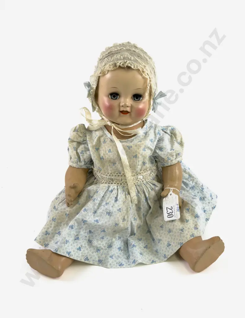 C1940's Ideal USA All Composition Toddler Doll Image 1++
