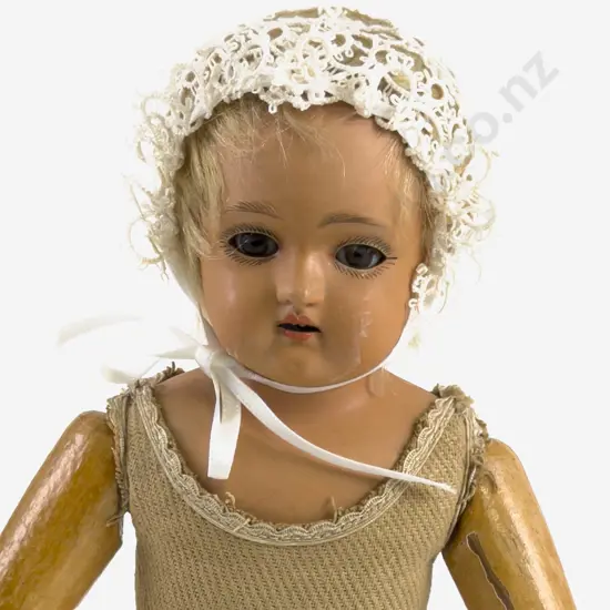 K * R 255 Turtle Mark Celluloid Shoulder Plate Doll