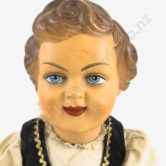 Unmarked German Celluloid Character Doll