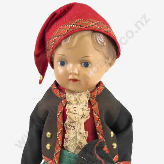 Kajsa Sweden Celluloid Character Doll