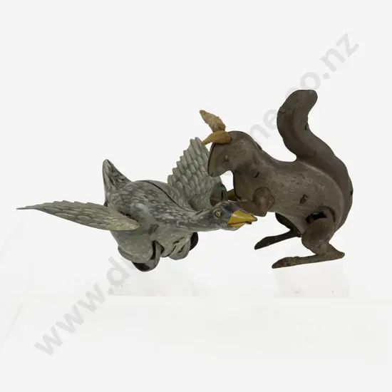 Made in US Zone Germany Hopping Squirrel and German GNK Goose