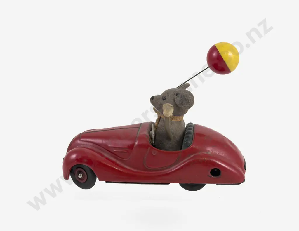 Schuco Made in US Zone 'Sonny 2005' BMW 328 Roadster with Mouse Driver Image 1++