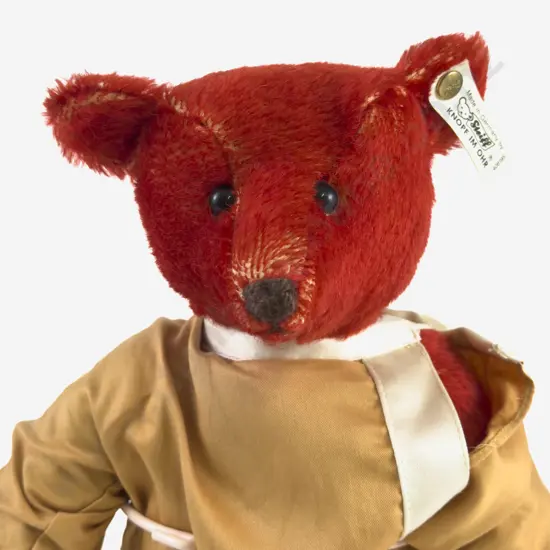 C1990/91 Boxed Steiff Alfonzo Replica of the Rare Red Steiff Teddy Bear 1908