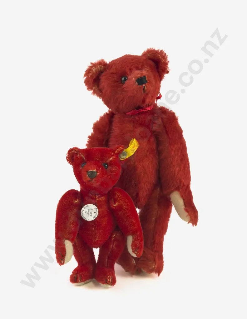 Steiff Historic Replica Red Teddy Bear and Edwardian Bears Steiff Type Red Teddy Bear Image 1++