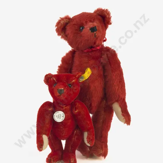 Steiff Historic Replica Red Teddy Bear and Edwardian Bears Steiff Type Red Teddy Bear