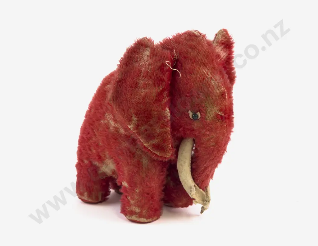 Original Steiff C1920 Elephant and Boxed Steiff Replica 1909 Elephant Image 1++