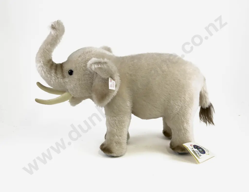 C1998 Steiff African Elephant Created for the Discovery Channel /Animal Planet Image 1++