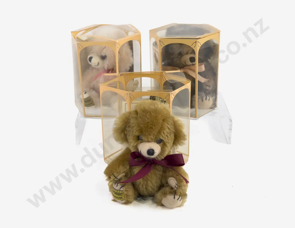 Original Boxed Three Merrythought Cheeky Bears Image 1++
