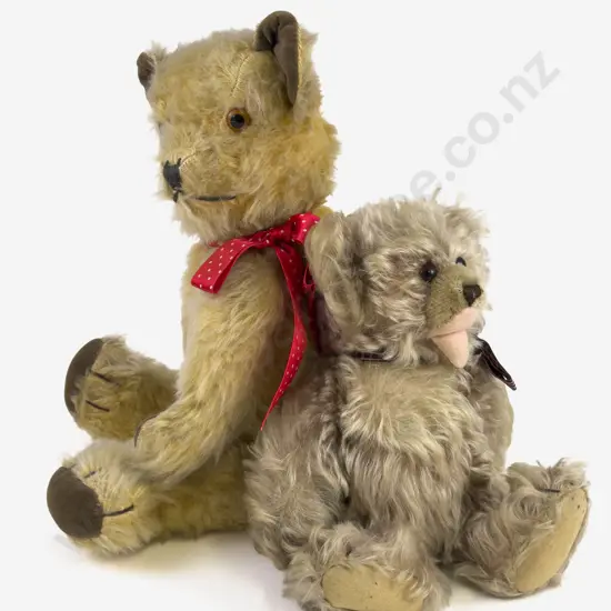 Vintage C1950's Labelled Pedigree Teddy Bear and Zotty Type Teddy Bear
