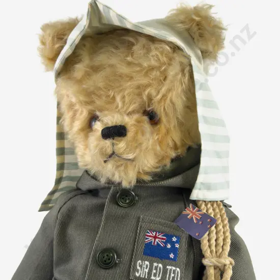 Almost South Pole NZ Teddy Bear by Janis Harris 'Sir Ed' Ted