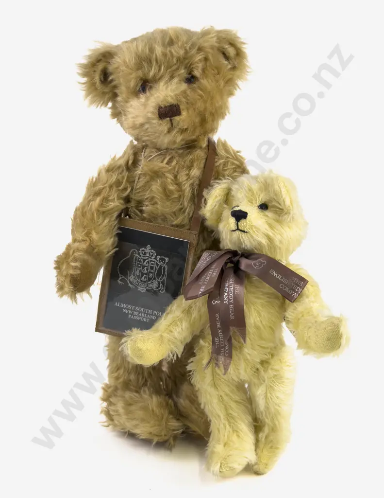 Two Almost South Pole NZ Teddy Bears by Janis Harris and English Teddy Bear Company Teddy Bear Image 1++