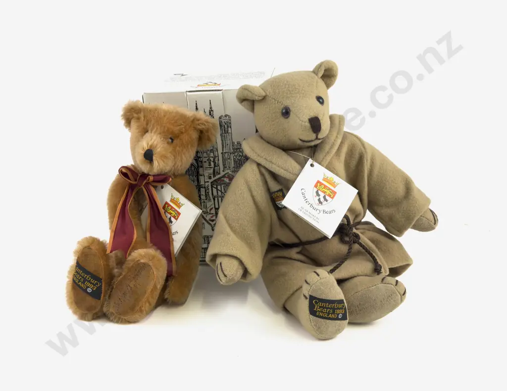 Two Canterbury England Bear Makers of Distinction Teddy Bears Image 1++