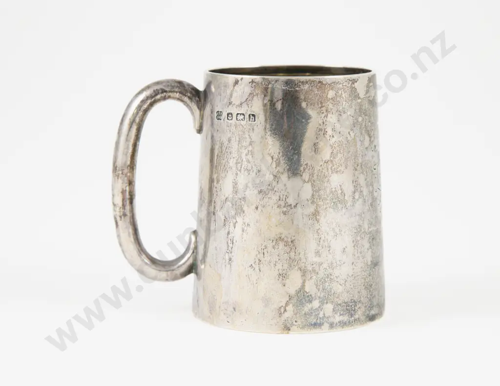 Edw VII S/S Christening Mug Image 1++