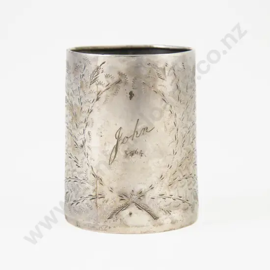 Geo V S/S Christening Mug