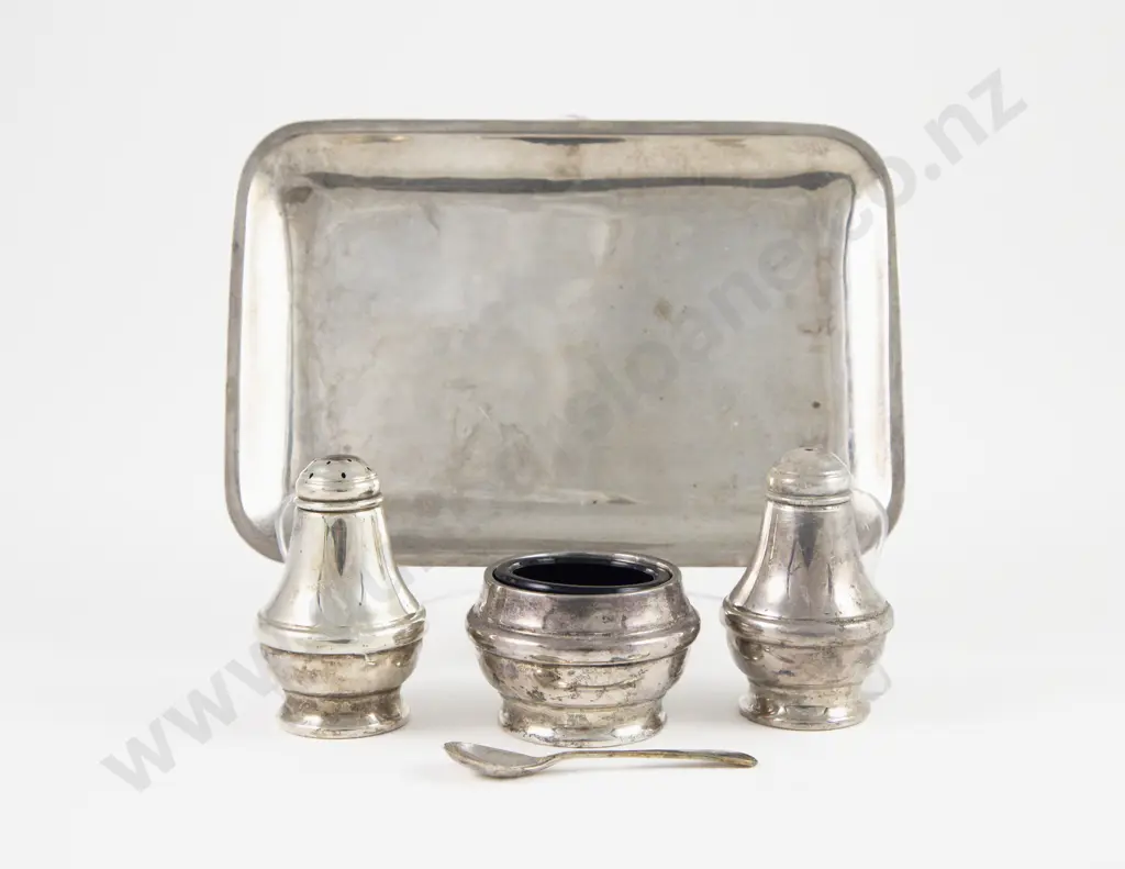S/S 5 Piece Cruet Set Image 1++