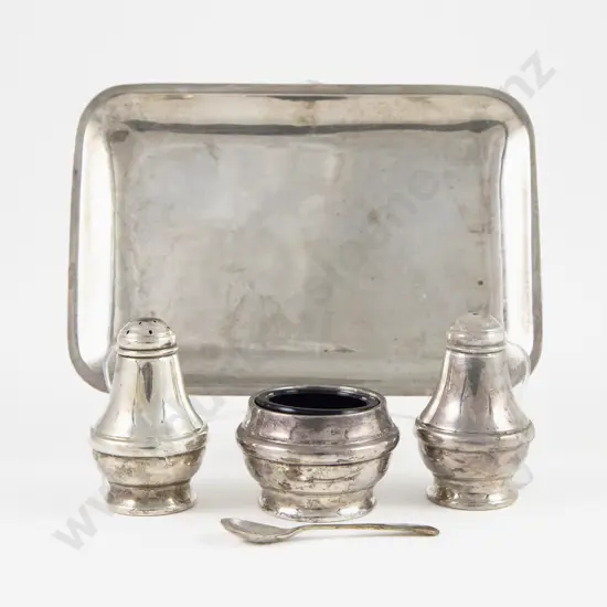 S/S 5 Piece Cruet Set