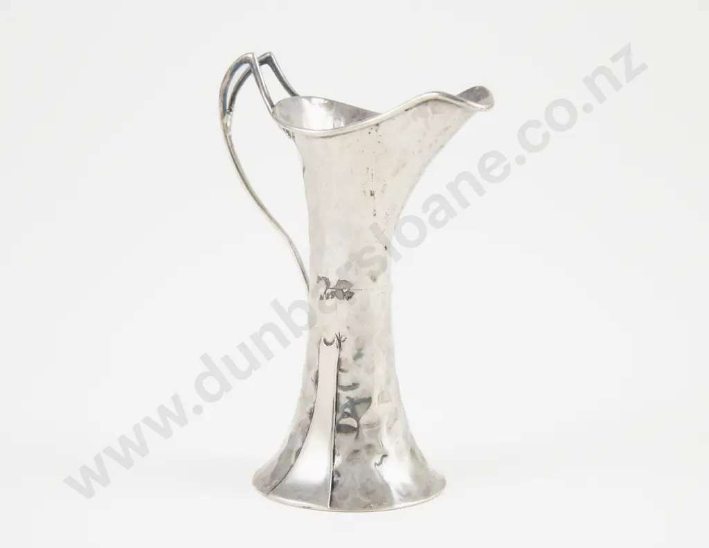 An Attractive Edw VII S/S & Enamel Art Nouveau Cream Image 1++