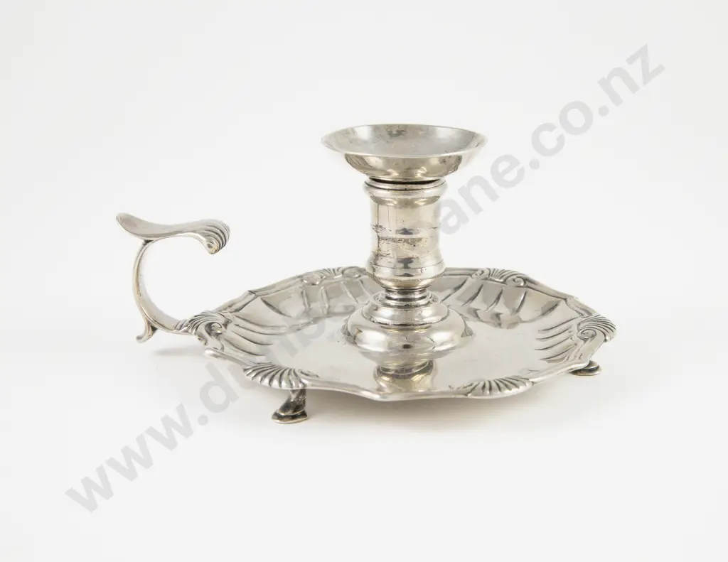 An Attractive Geo II S/S Chamber Candlestick Image 1++
