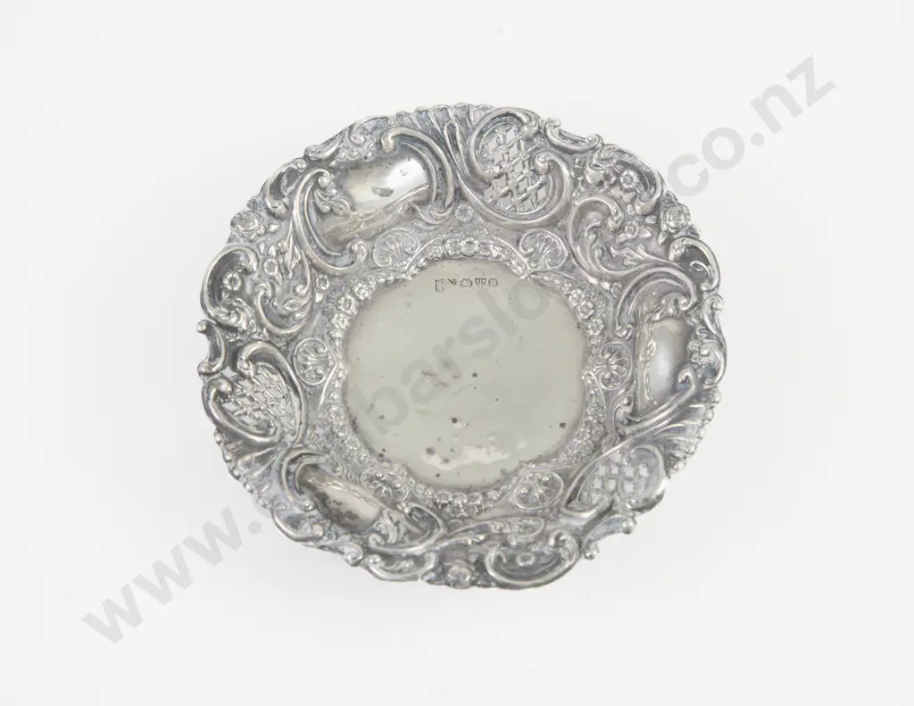 Late Vict S/S Bon Bon Dish Image 1++