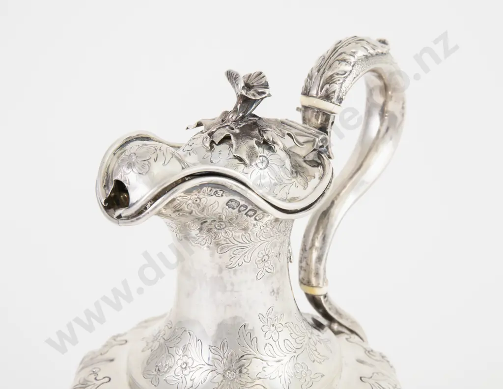 Wm IV S/S Wine Ewer Image 1++
