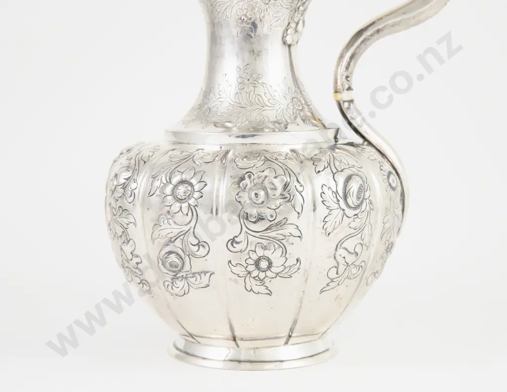 Wm IV S/S Wine Ewer Image 1++