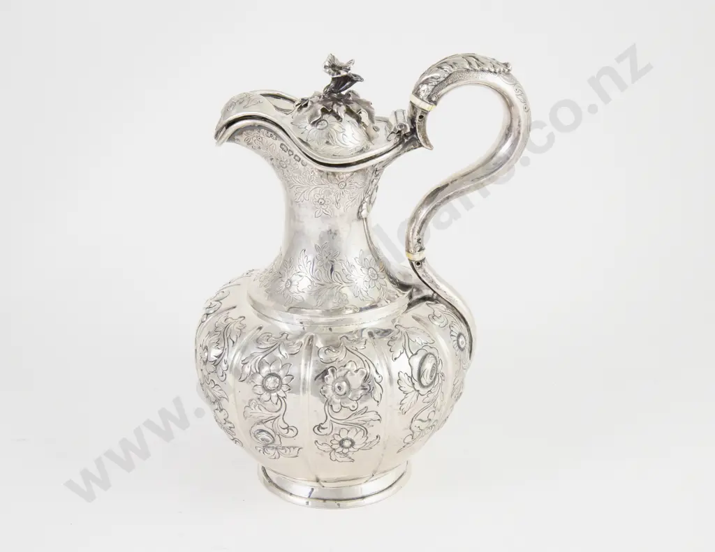 Wm IV S/S Wine Ewer Image 1++