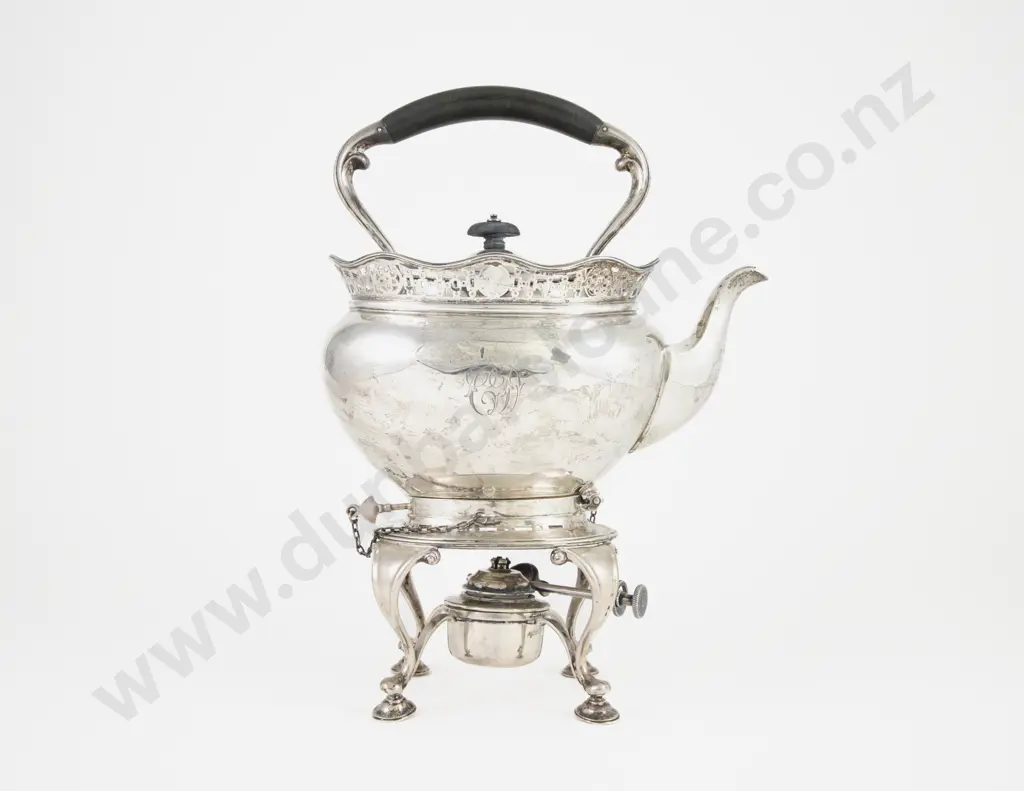An Attractive Geo V S/S 6 Piece Teaset by Elkington & Co Image 1++