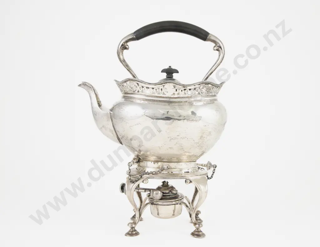 An Attractive Geo V S/S 6 Piece Teaset by Elkington & Co Image 1++