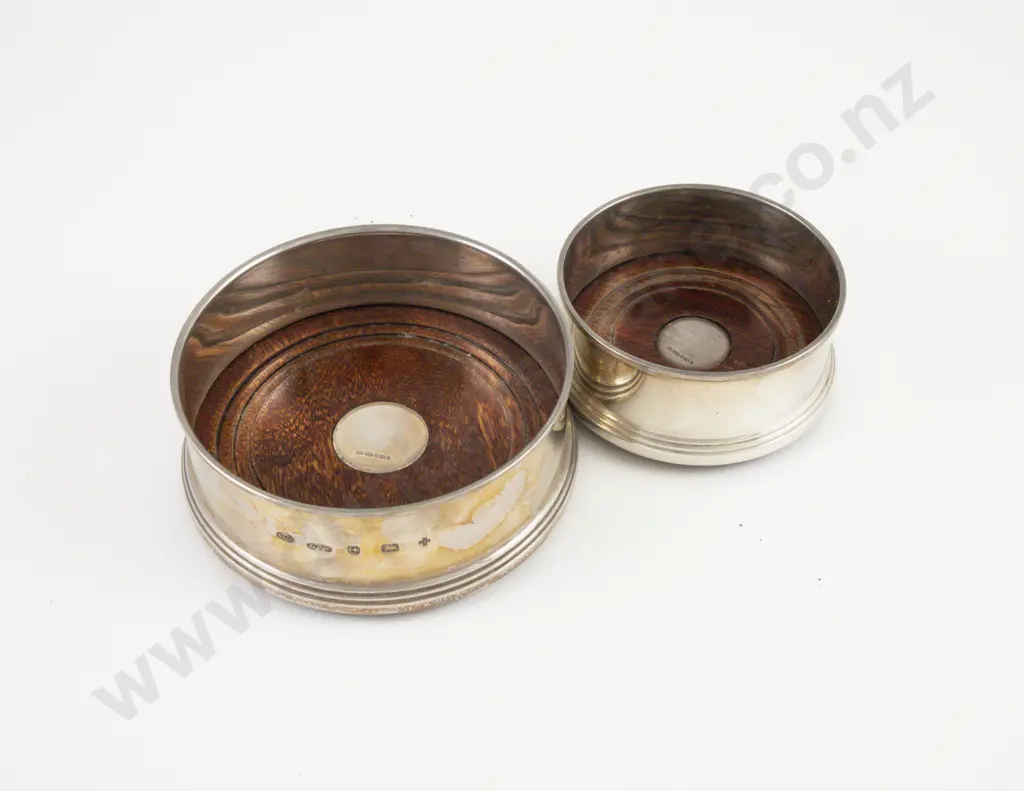 2 S/S Wine Coasters Image 1++