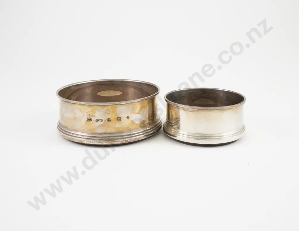 2 S/S Wine Coasters Image 1++