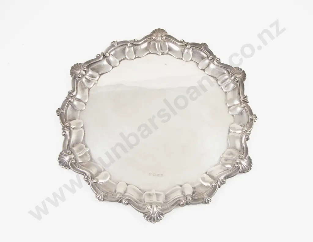 QEII S/S Salver Image 1++
