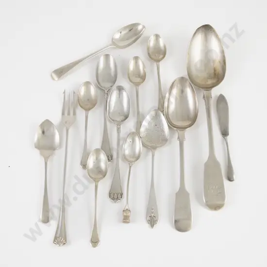 14 Assorted Pieces Of S/S Flatware