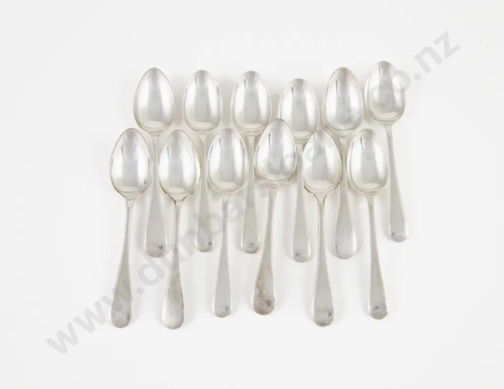 Set Of 6 Geo V S/S Coffee Spoons Image 1++
