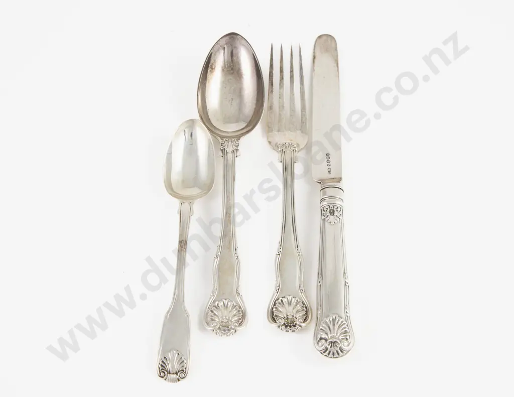S/S Dessert Fork & Spoon Table Knife & Teaspoons Image 1++